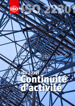 Page de couverture: ISO 22301 - Continuité d’activité